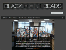 Tablet Screenshot of blackbeltbeads.com